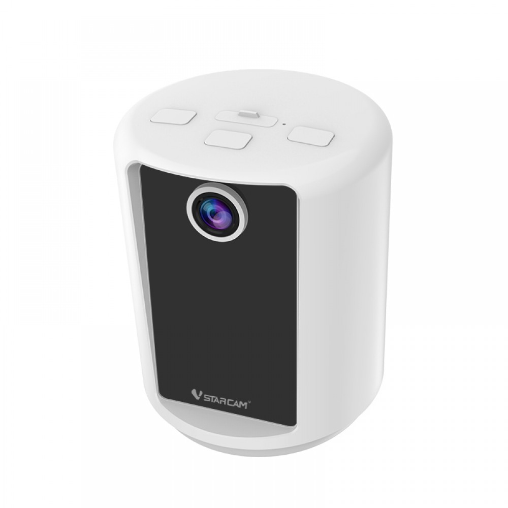 Vstarcam Vstarcam กล้องวงจรปิดรุ่นใหม่ล่าสุด รุ่นCV331S โทรวีดีโอคอลได้ ภาพชัดเสียงชัด มีแบตเตอรี่ในตัว Two-Way One Click Video Call (สีขาว/สีชมพู) ขาว/ดำ