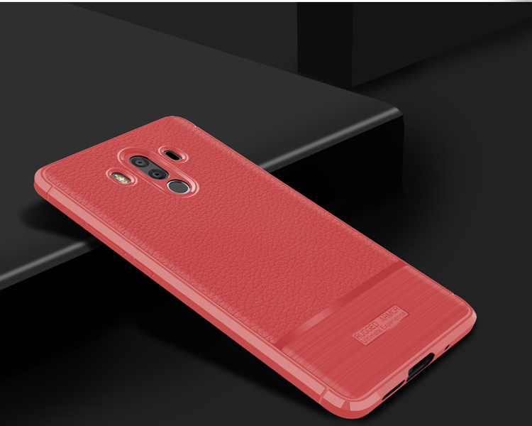 เคส Huawei Mate 10 Pro #เคสฝาหลัง TPU ผิวลิ้นจี่กันลื่นเคสคุณภาพดีราคาเบาๆสบายกระเป๋า