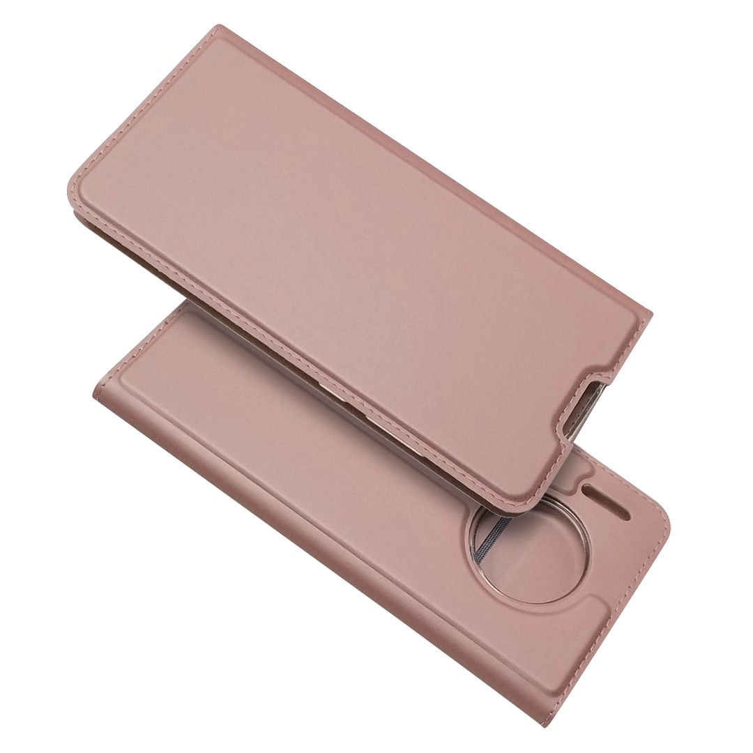 Case Huawei Mate 30 Pro #เคสฝาพับหนัง PU Magnetic Adsorption Stand Leather Card Holder