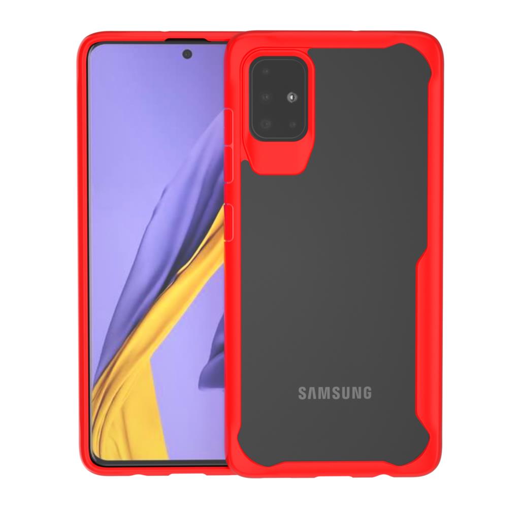 เคส Samsung Galaxy A51 #เคสฝาหลังกันกระแทก Shock-resistant PC + TPU Hybrid