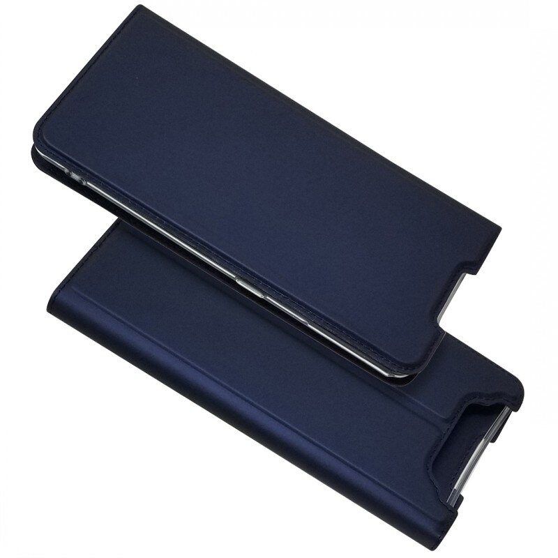 เคส Samsung Galaxy A80 #เคสฝาพับหนัง PU Magnetic Adsorption Stand Leather Card Holder