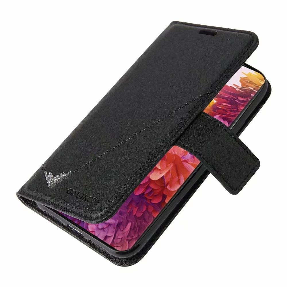 Case Samsung Galaxy S21 Ultra 5G #เคสฝาพับแบบกระเป๋าสตางค์หนัง PU มีช่องเก็บบัตร