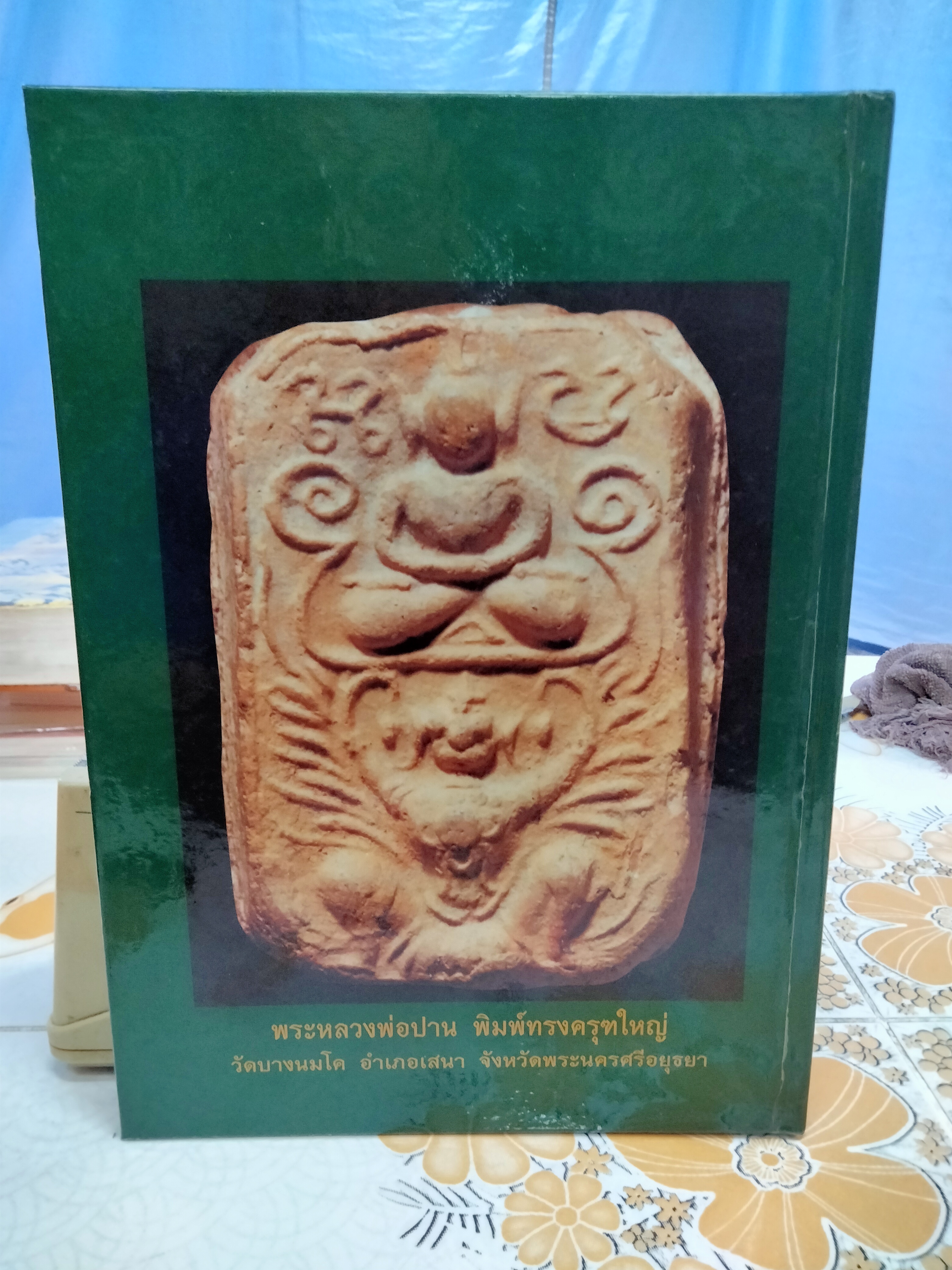 หลวงพ่อปาน (เล่มเขียว-ปกแข็ง) หนังสือรวบรวมภาพวัตถุมงคลและประวัติพระครูวิหารกิจจานุการ (หลวงพ่อปาน โสนันโท) **สินค้าหมด**