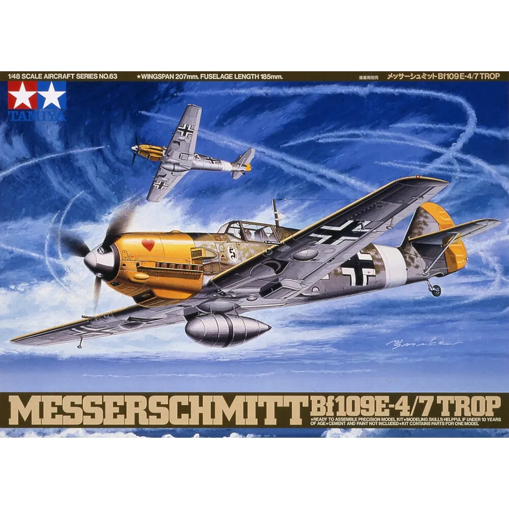 61063 MESSERSCHMITT Bf109E-4/7 1/48