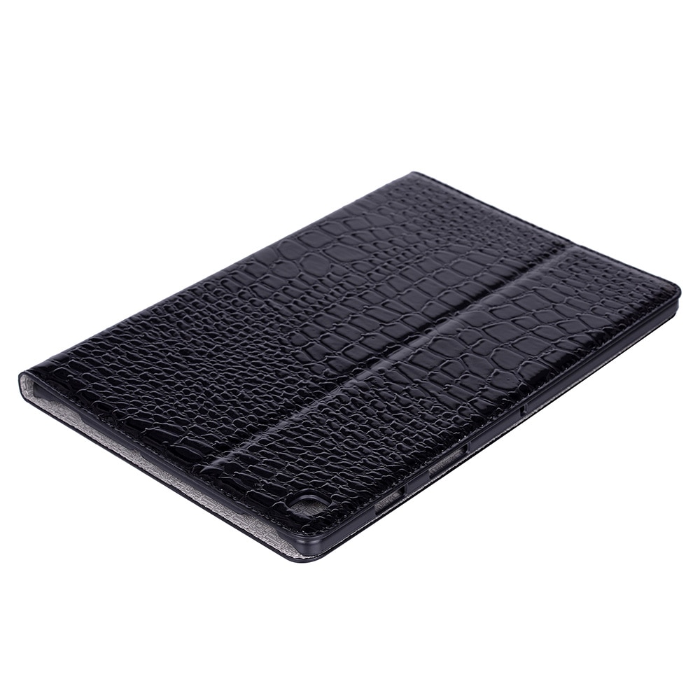เคส Samsung Galaxy Tab S5e SM-T720 #เคสฝาพับแบบกระเป๋าสตางค์ลายผิวหนังจระเข้ Crocodile Texture