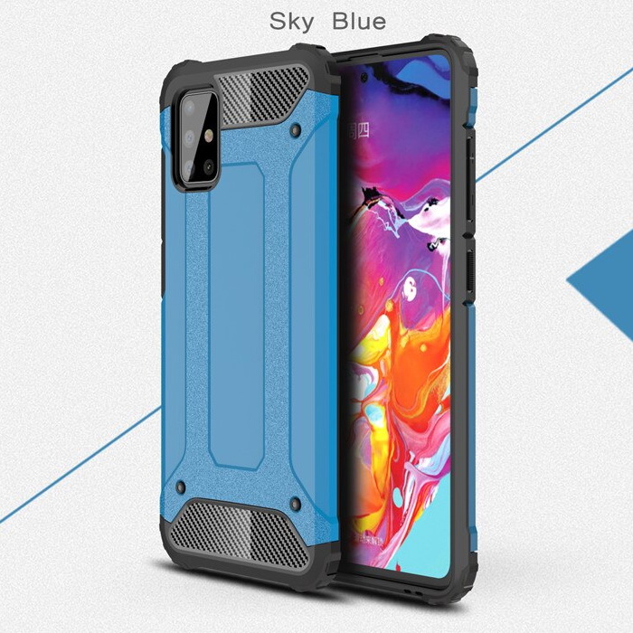 Case Samsung Galaxy Note 10 Lite #เคสฝาหลังเกราะป้องกัน ไฮบริด พลาสติก+TPU Heavy Duty Rugged Hybrid