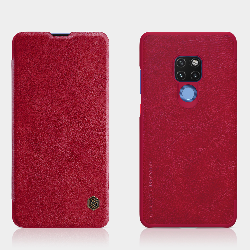 เคส Huawei Mate 20 #เคสฝาพับ NILLKIN แท้รุ่น Qin Series Card Slot คุณภาพดี