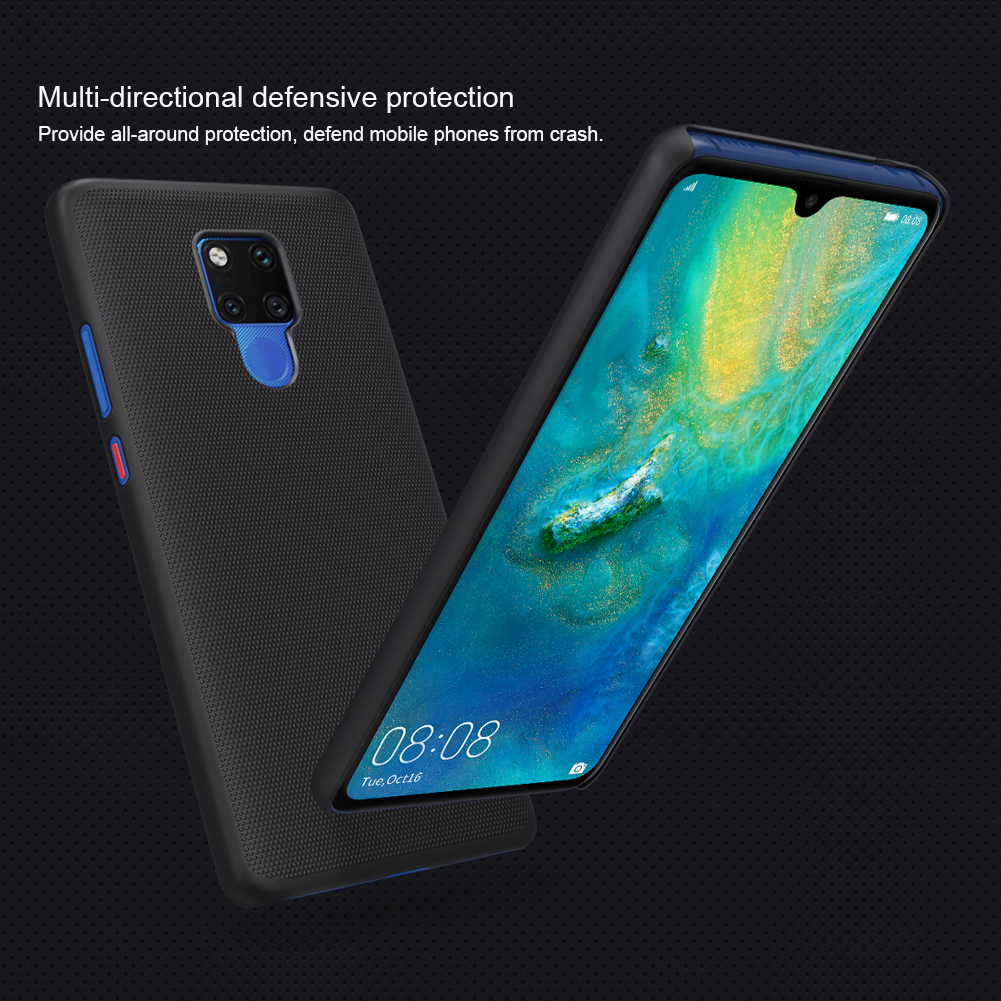 เคส Huawei Mate 20 X #เคสฝาหลังแข็ง NILLKIN แท้รุ่น Super Frosted Shield Hard Cover คุณภาพดี