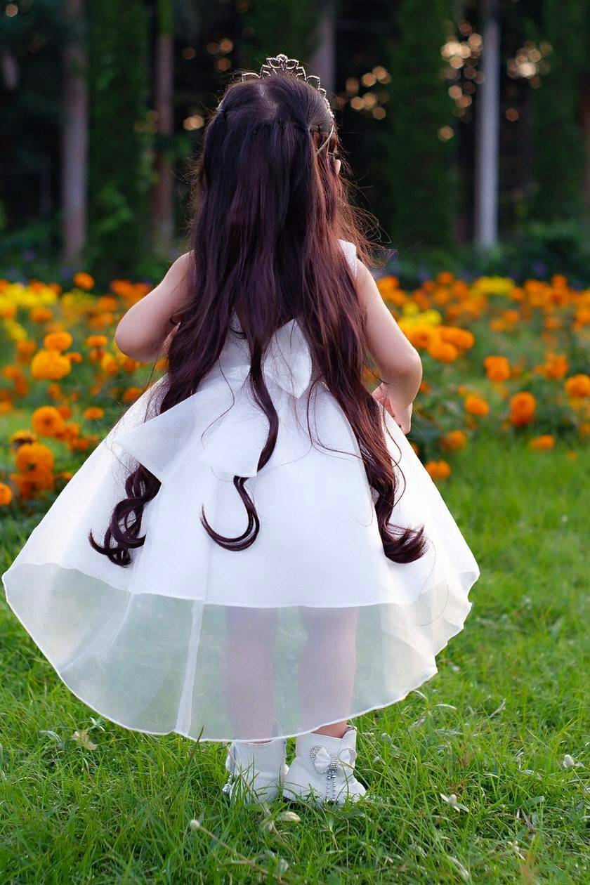 เดรสเด็กสีขาว สวยมาก