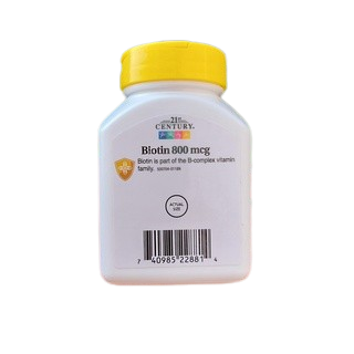 21st Century® Biotin 800 mcg 110 Tablets, 5000 mcg 110 Capsules,10000 mcg 120 Tablets ไบโอติน