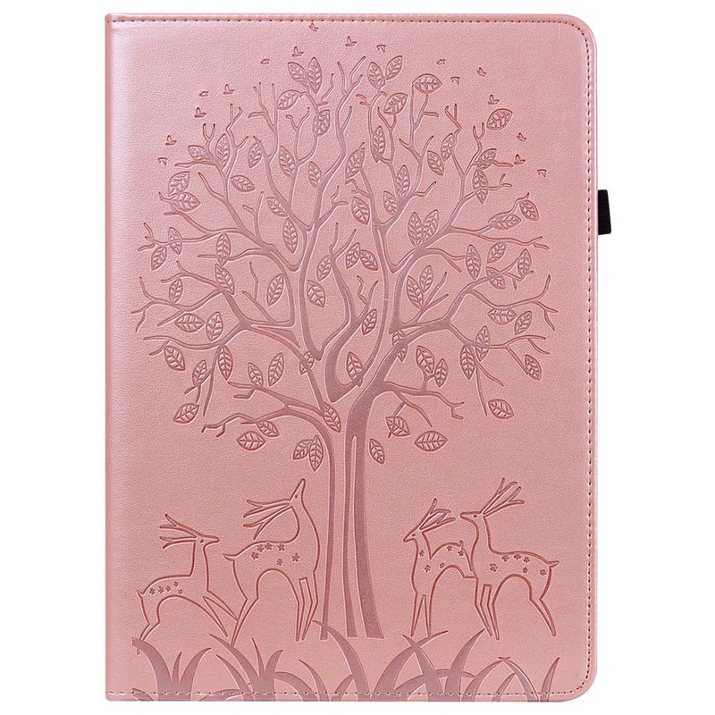 เคส Samsung Galaxy Tab A7 10.4" 2020 (T500,T505,T507) #เคสฝาพับหนัง PU ลายต้นไม้ Life Tree Print Leather Stand Smart Case Cove