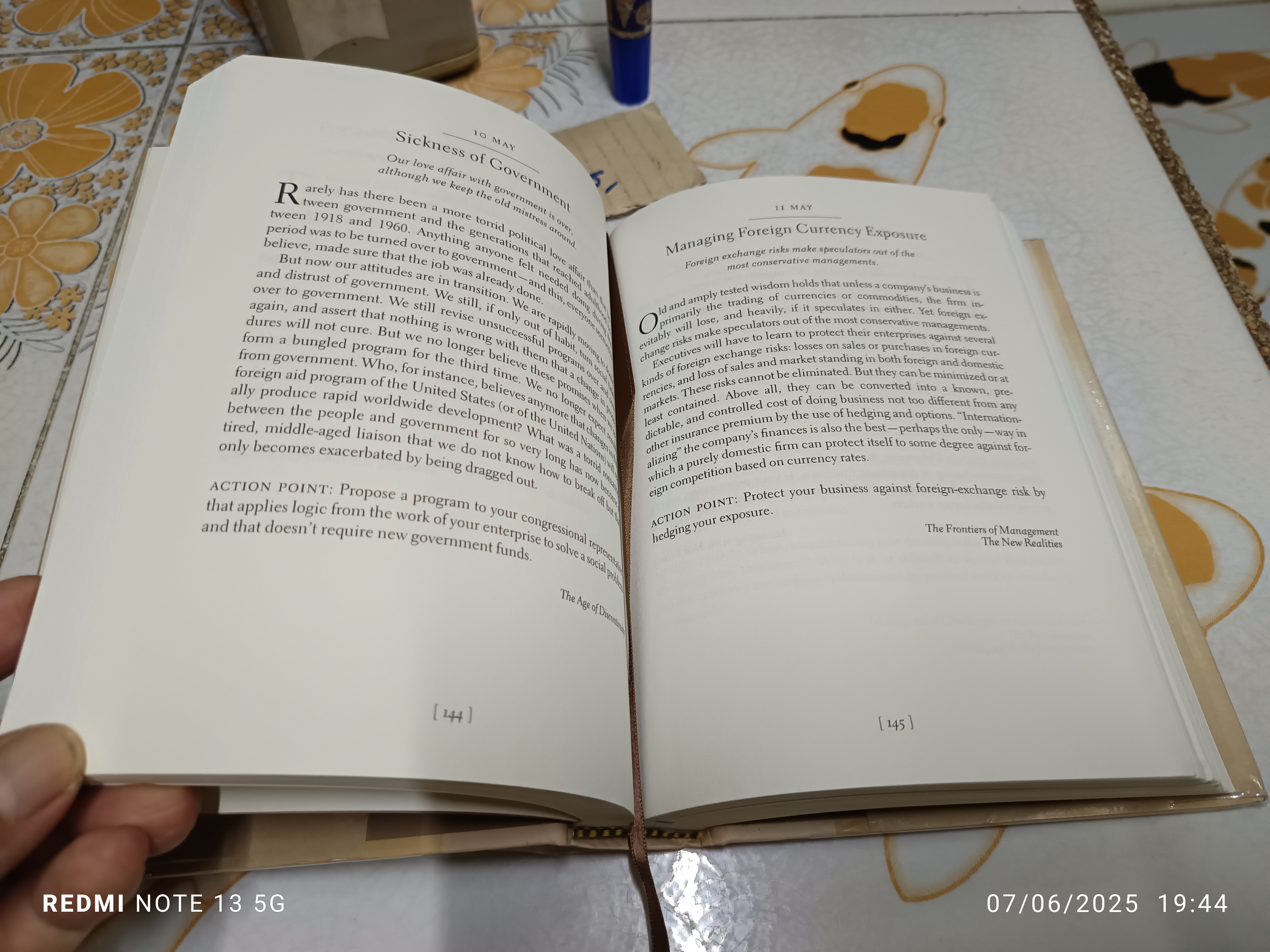 The Daily Drucker : 366 Days of Insight and Motivation for Getting the Right Things Done By Peter F. Drucker