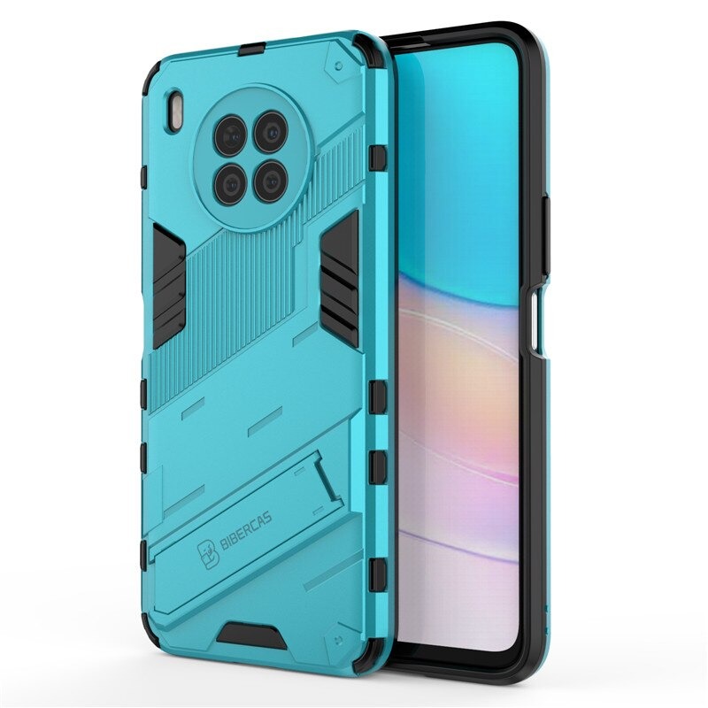 เคส Huawei Nova 8i #เคสฝาหลังพลาสติก ไฮบริด TPU + Kickstand