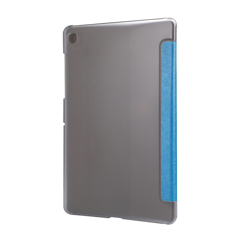 Case Samsung Galaxy Tab S6 Lite 10.4 SM-P610 P615 P617 #เคสฝาพับหนัง PU พับสามพับ Silk Texture Leather Stand Case