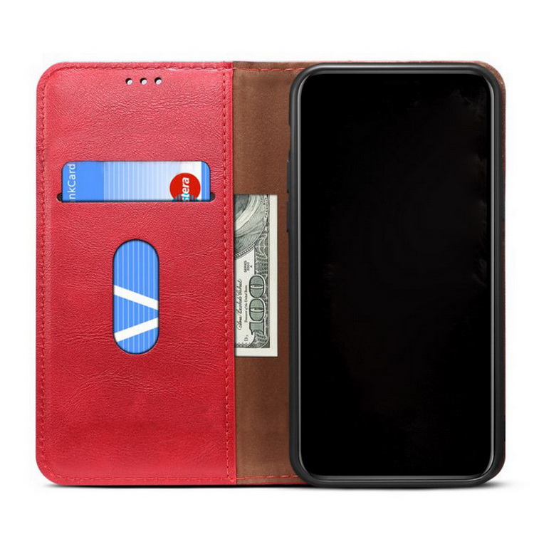 Case Redmi Note 10 Pro #เคสฝาพับหนัง PU Crazy Horse Texture Retro Leather Auto-absorbed Wallet คุณภาพดี