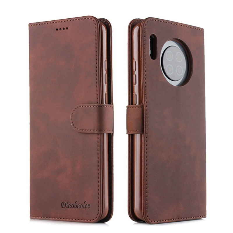 Case Huawei Mate 30 Pro #เคสฝาพับหนัง PU DIAOBAOLEE Leather Stand Stand