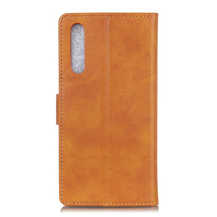 เคส Samsung Galaxy A70 #เคสฝาพับหนัง PU สไตล์กระเป๋าสตางค์ Matte PU Leather Wallet