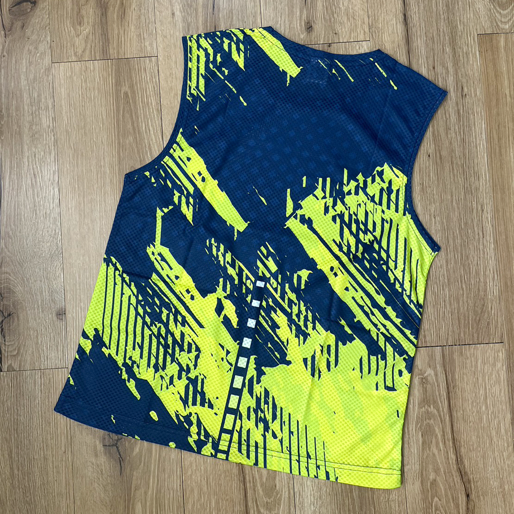 เสื้อวิ่งแขนสั้น แขนกุด เสื้อกล้าม (ชญ) ผ้า AirFlow ของแท้ มีรูระบายอากาศทั้งตัว น้ำหนักเบา ใส่สบายและไม่อมเหงื่อ (S31)