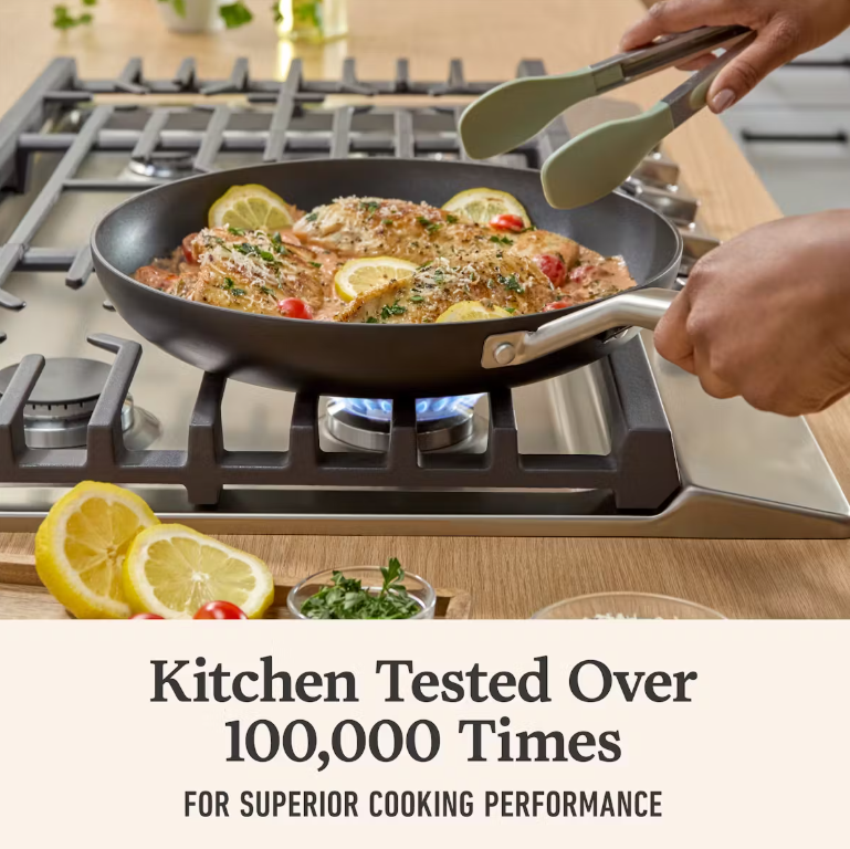 (Pre Order) Calphalon® Hard-Anodized Nonstick 10-Inch and 12-Inch Fry Pan Combo คาลฟาลอน พรีเมี่ยม ชุดกระทะ ขนาด 10 และ 12 นิ้ว