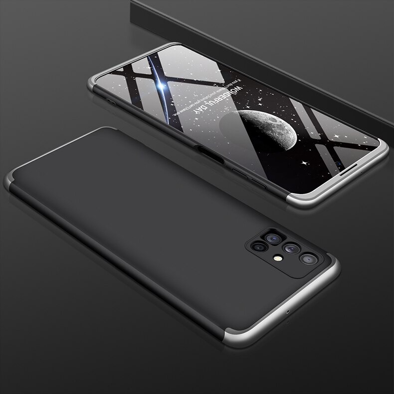 เคส Samsung Galaxy M51 #เคสฝาหลังพลาสติกแข็ง Detachable All-wrapped Matte แยกชิ้นได้