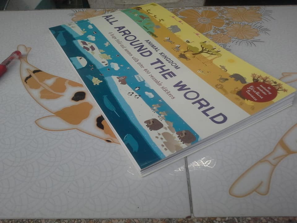 All Around the World - Animal Kingdom By Geraldine Cosneau (Sticker Books) **สินค้าหมด**
