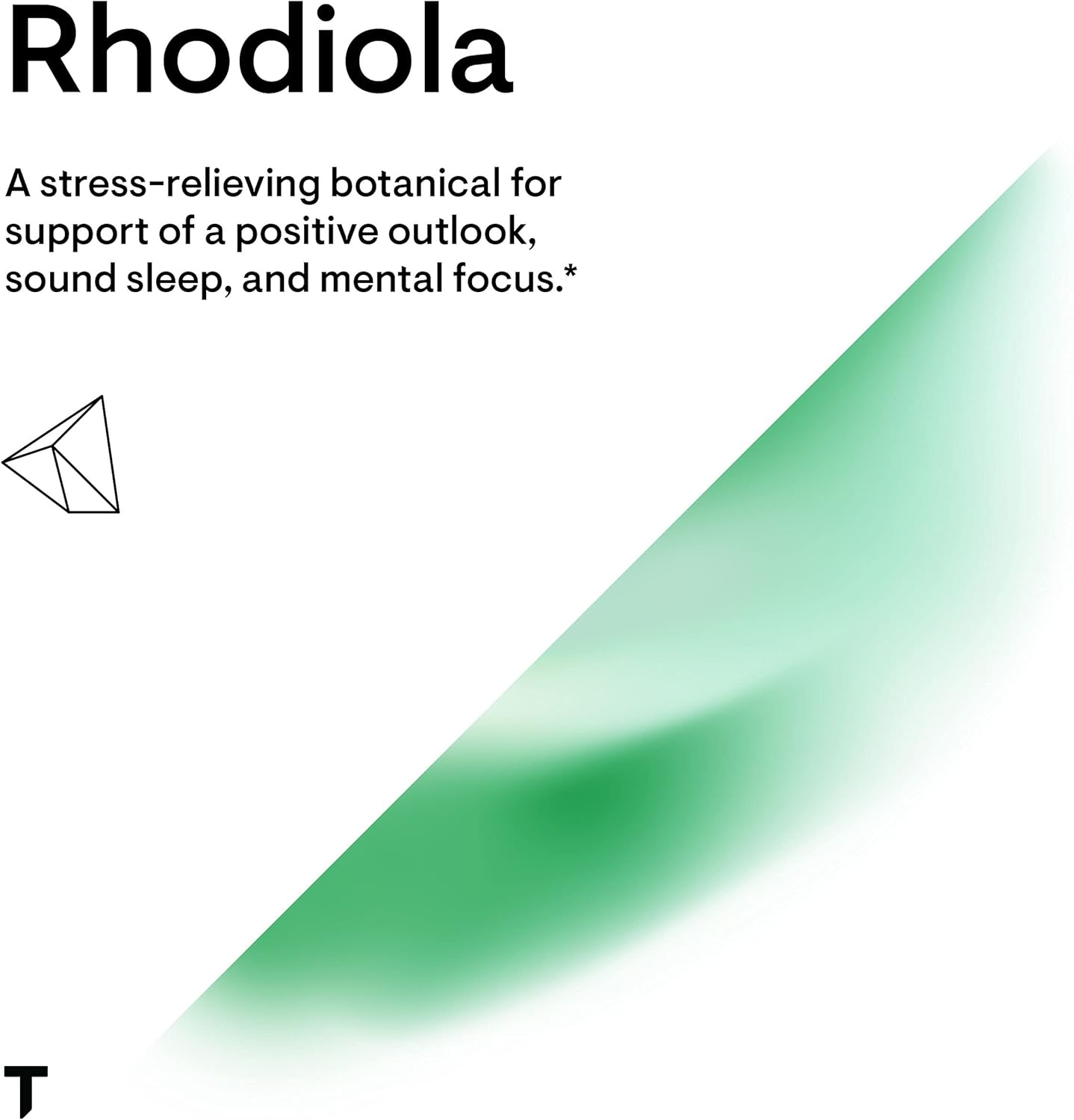Thorne Research® Rhodiola 100 mg 60 Capsules เพิ่มการนอนหลับและสมาธิ