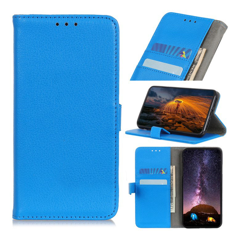 Case Samsung Galaxy A70 #เคสฝาพับหนัง PU สไตล์กระเป๋าสตางค์ผิวลิ้นจี่ราคาถูกคุณภาพดี