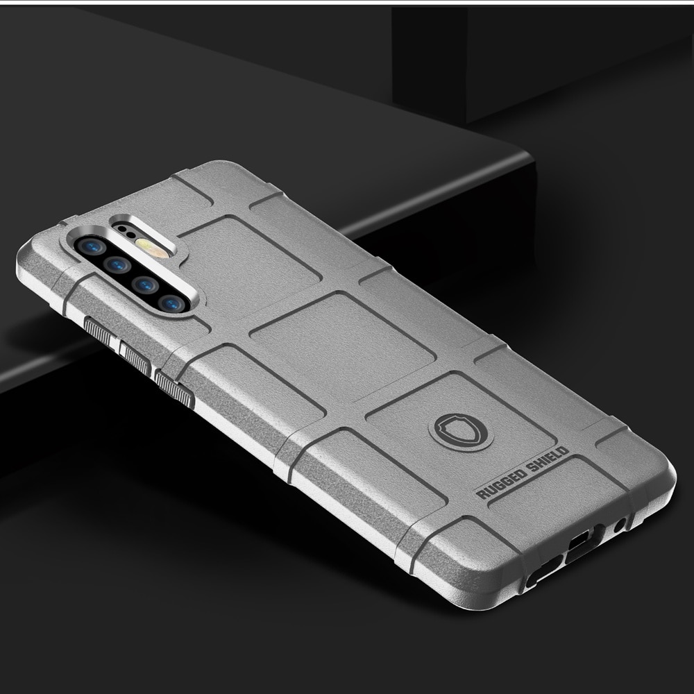 Case Huawei P30 Pro #เคสฝาหลัง Rugged Shield Series Soft Silicone Shock Absorption Matte กันกระแทก
