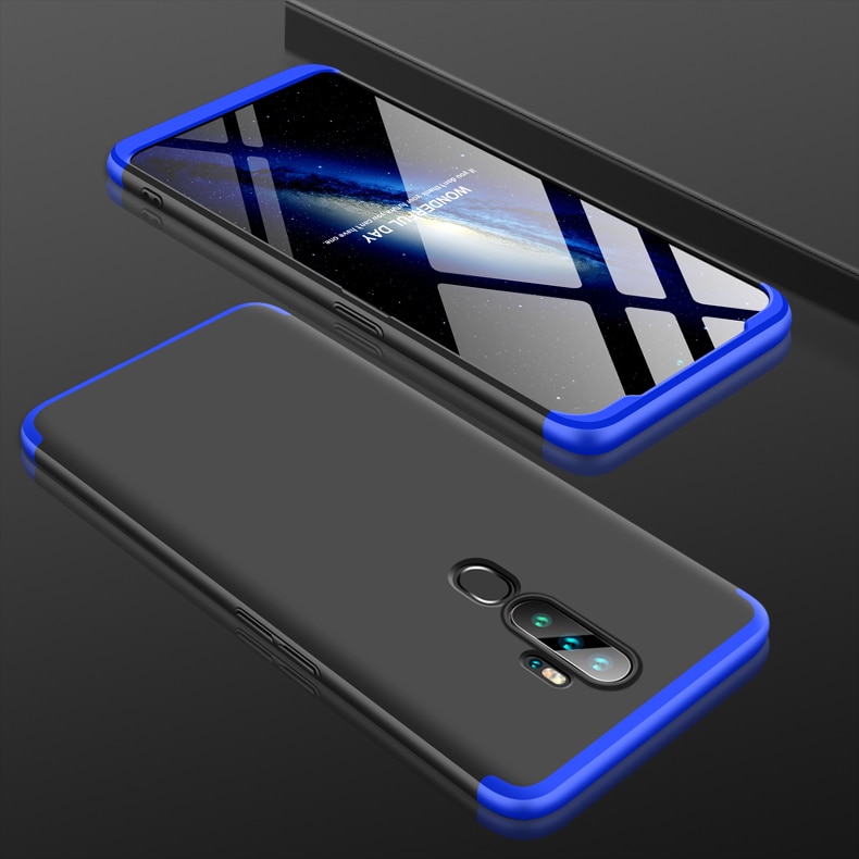 เคส OPPO A9 (2020)/A5 (2020) #เคสฝาหลังพลาสติกแข็ง Detachable All-wrapped Matte แยกชิ้นได้