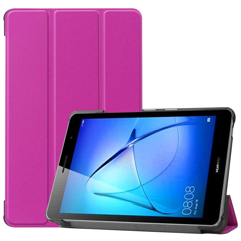 เคส Huawei MatePad T8 8 นิ้ว #เคสฝาพับหนัง PU แบบ 3 พับ Tri-fold Stand Leather Smart Tablet