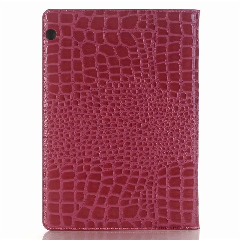 Case Huawei MediaPad T3 10 #เคสฝาพับแบบกระเป๋าสตางค์ลายผิวหนังจระเข้ Crocodile Texture