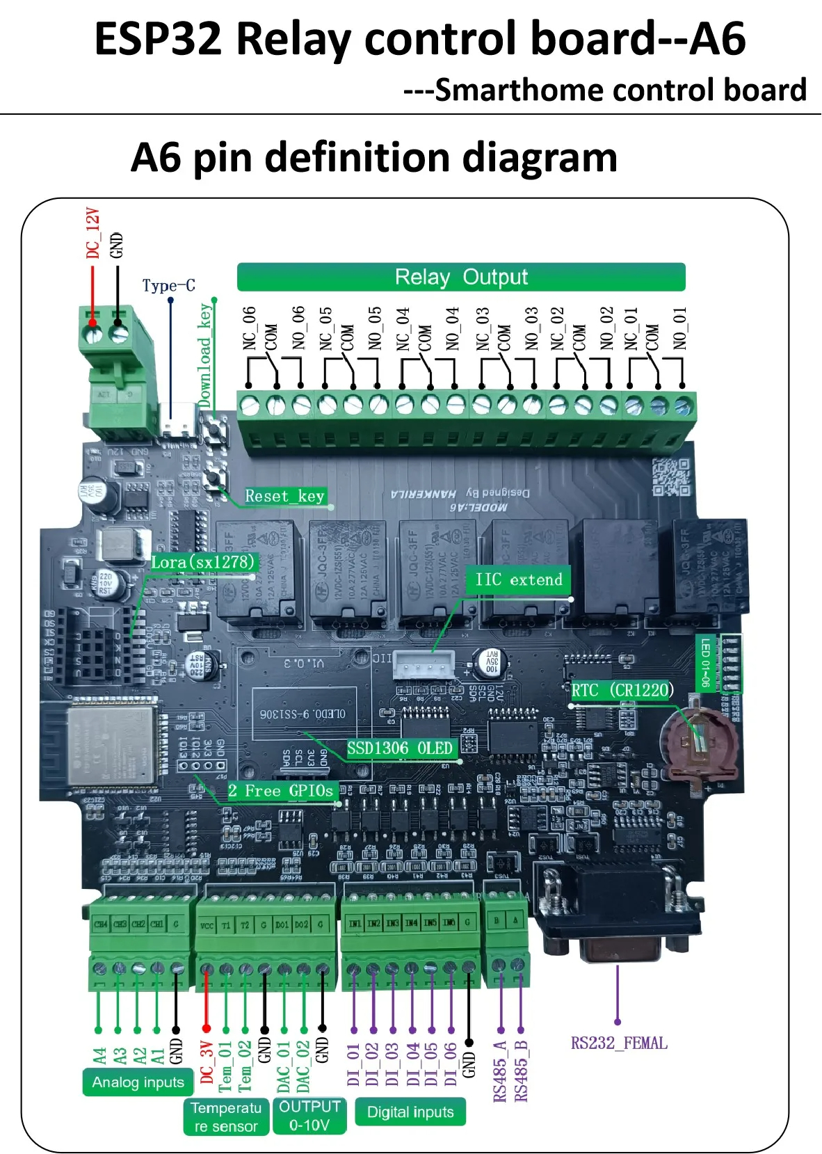 Arduino ESPHome Relay BOARD