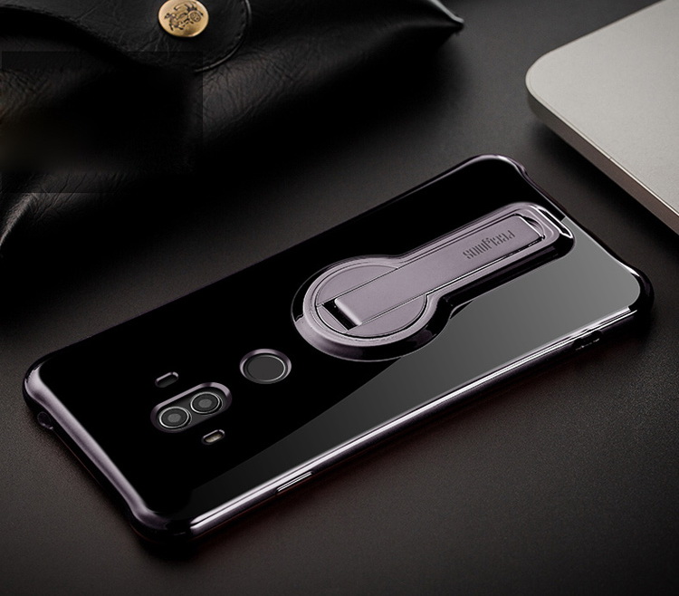 เคส Huawei Mate 10 Pro #เคสฝาหลัง FEELYMOS TPU แบบเคลือบเงามีขาตั้งในตัวสวยงามพรีเมี่ยม