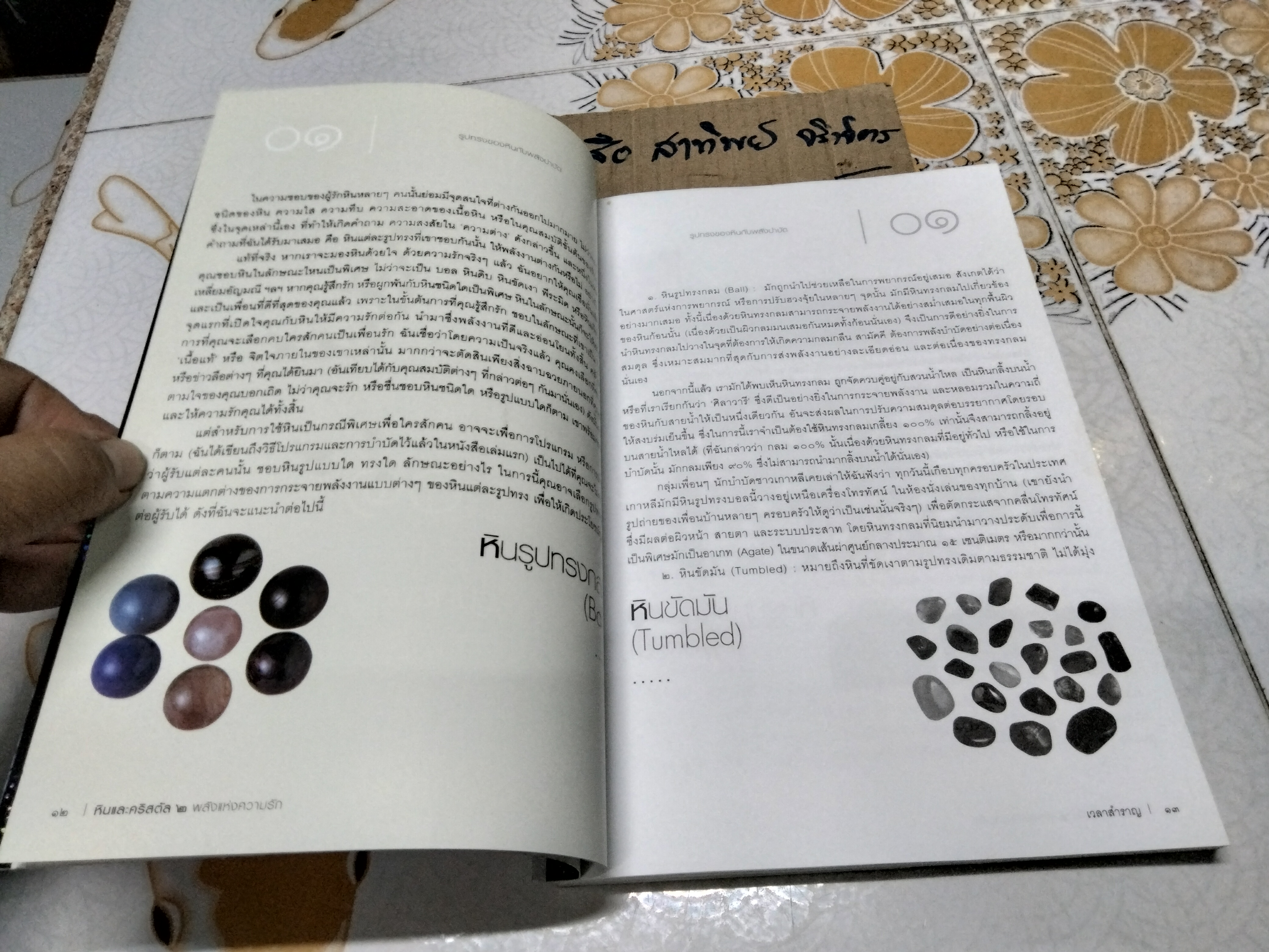 หินและคริสตัล 2 พลังแห่งความรัก โดย ปรีดา ลิ้มศริ **สินค้าหมด**