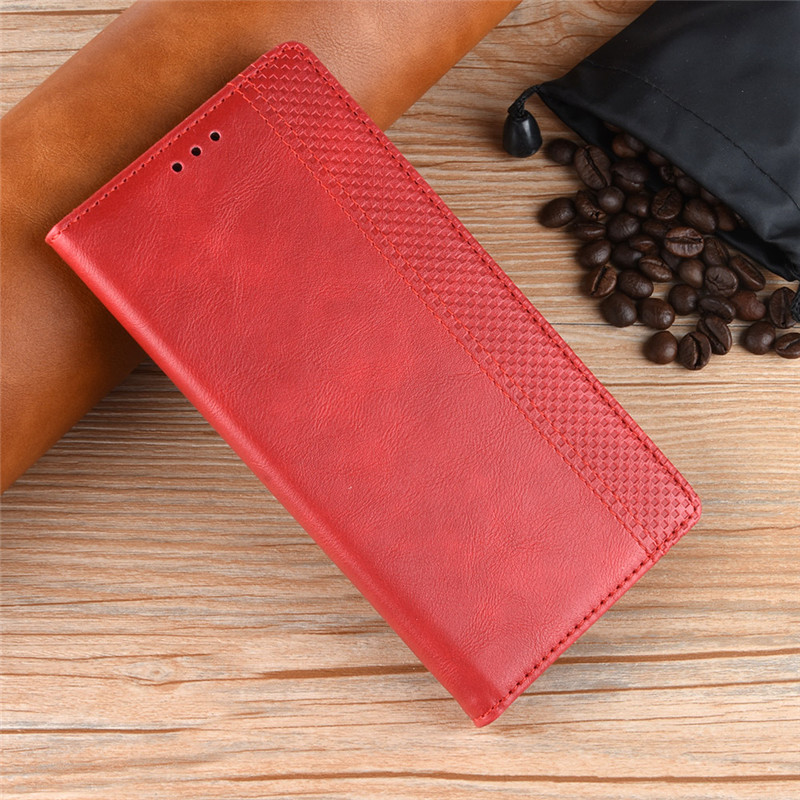 เคส Samsung Galaxy A13 4G #เคสฝาพับปกหนังสไตล์วินเทจดูดซับอัตโนมัติแบบกระเป๋าสตางค์