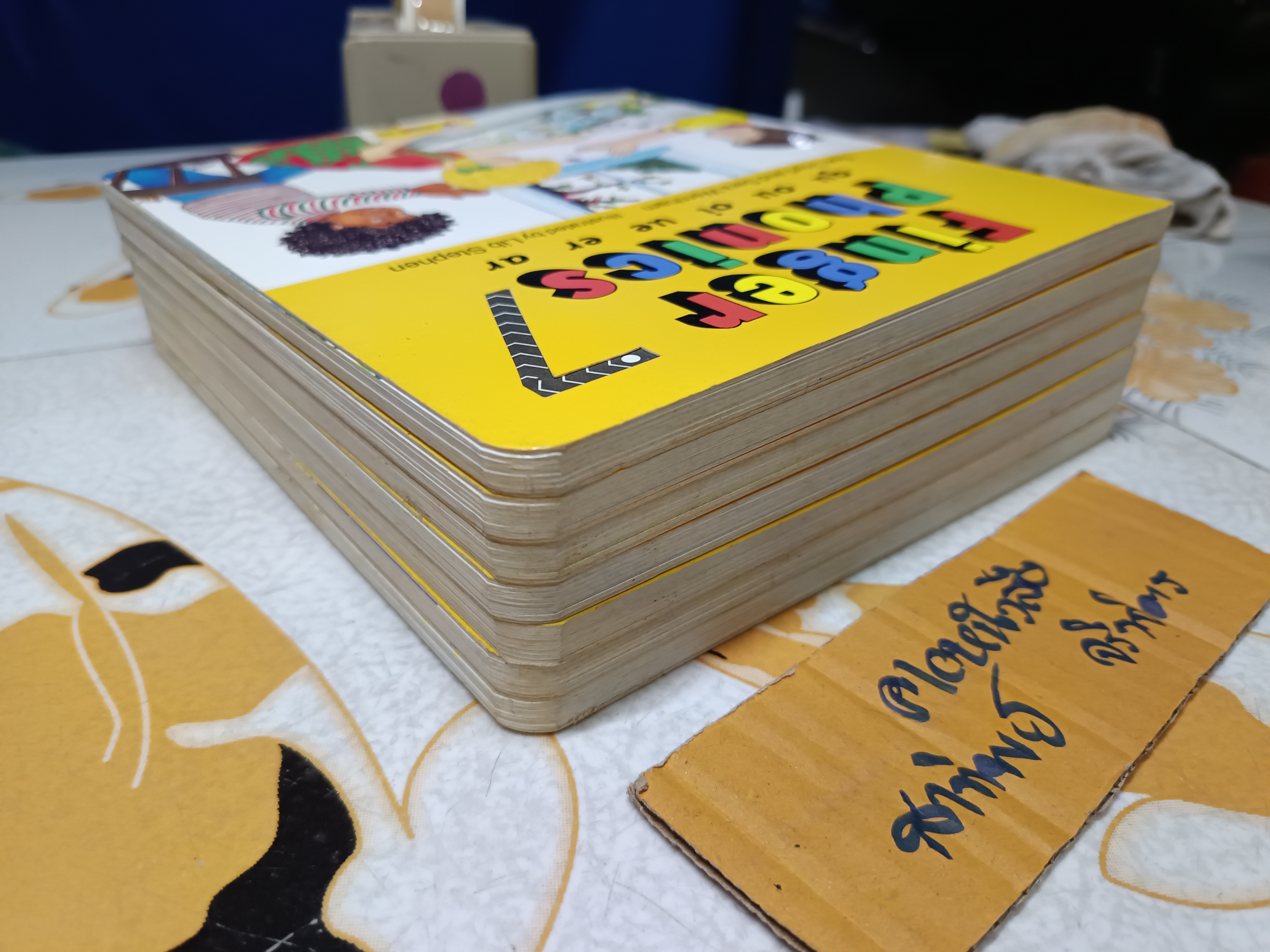 Finger Phonics (7 เล่มชุด) หนังสือบอร์ดบุ๊คสำหรับเด็ก **สินค้าหมด"*