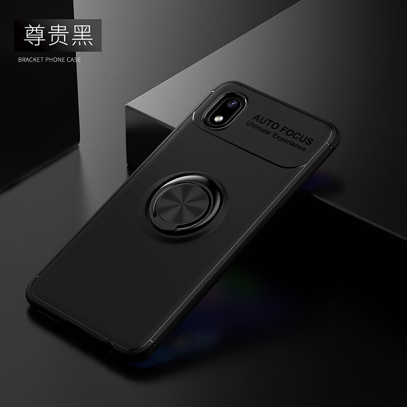 Case Samsung Galaxy A01 Core #เคสฝาหลัง TPU Finger Ring Kickstand (แผ่นโลหะแบบ Built-in)