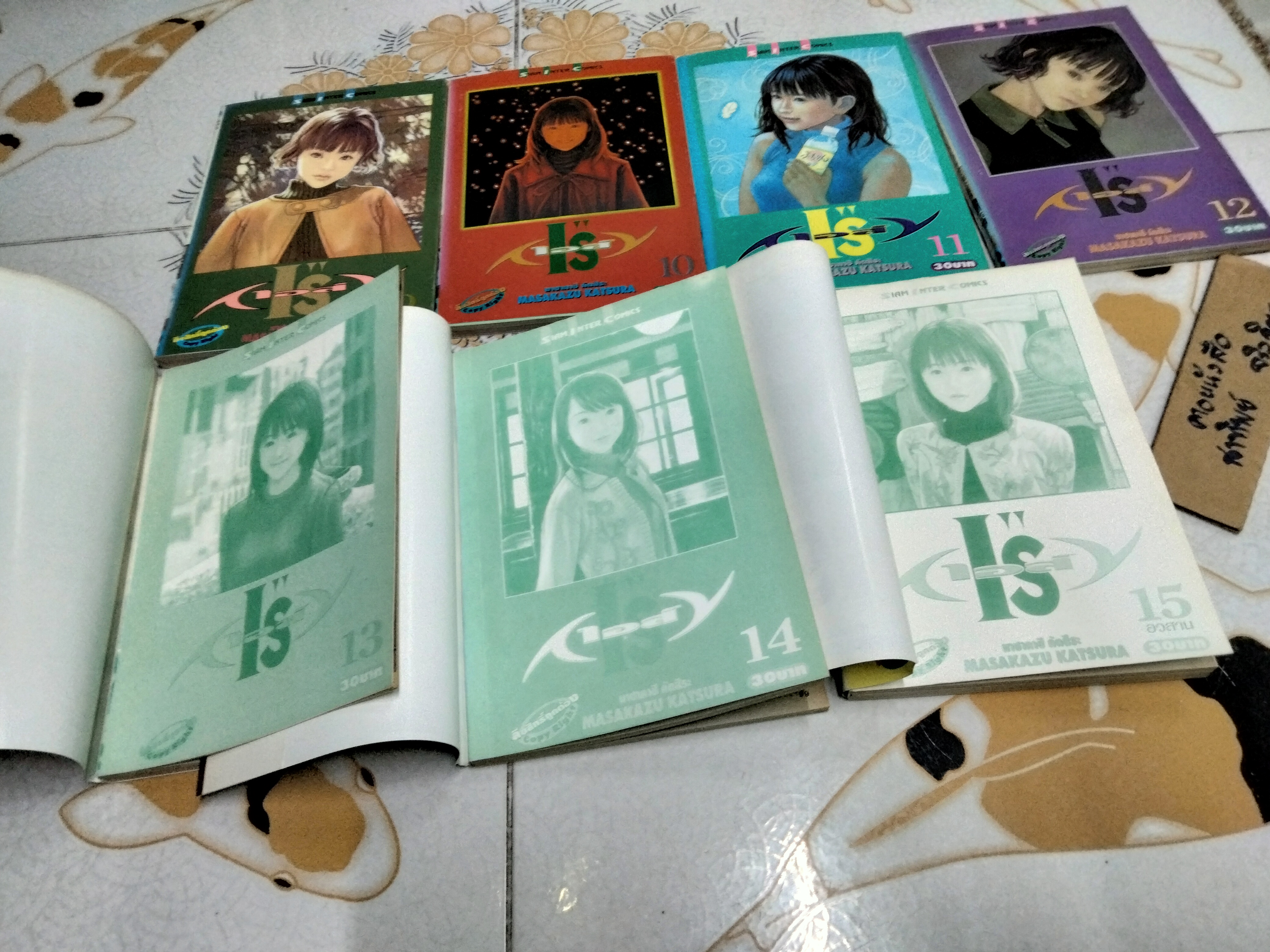 หนังสือการ์ตูน Is (ไอส์) พิมพ์แรก ครบชุด 15 เล่มจบ ผลงานของ Masakazu Katsura **สินค้าหมด**