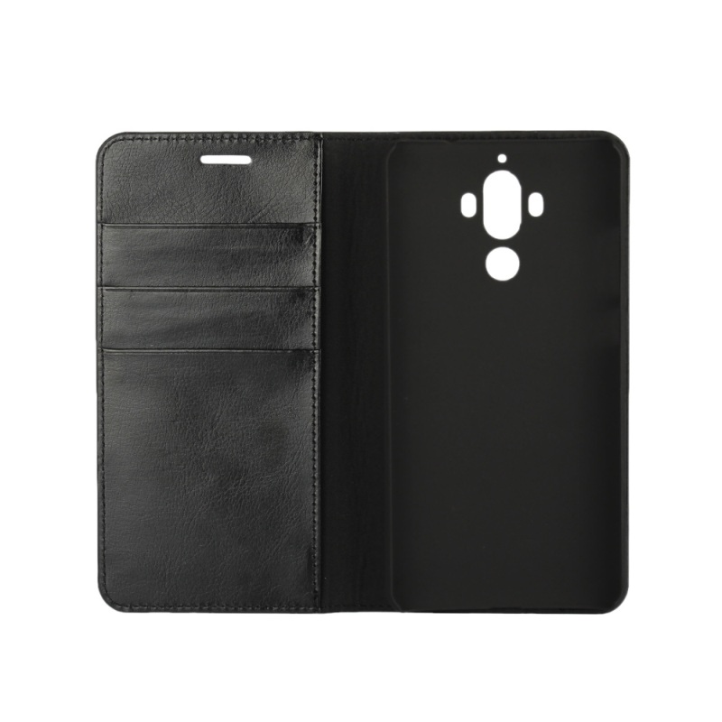 เคส Huawei Mate 9 เคสหนังแท้ฝาพับสไตล์กระเป๋าสตางค์ Crazy Horse