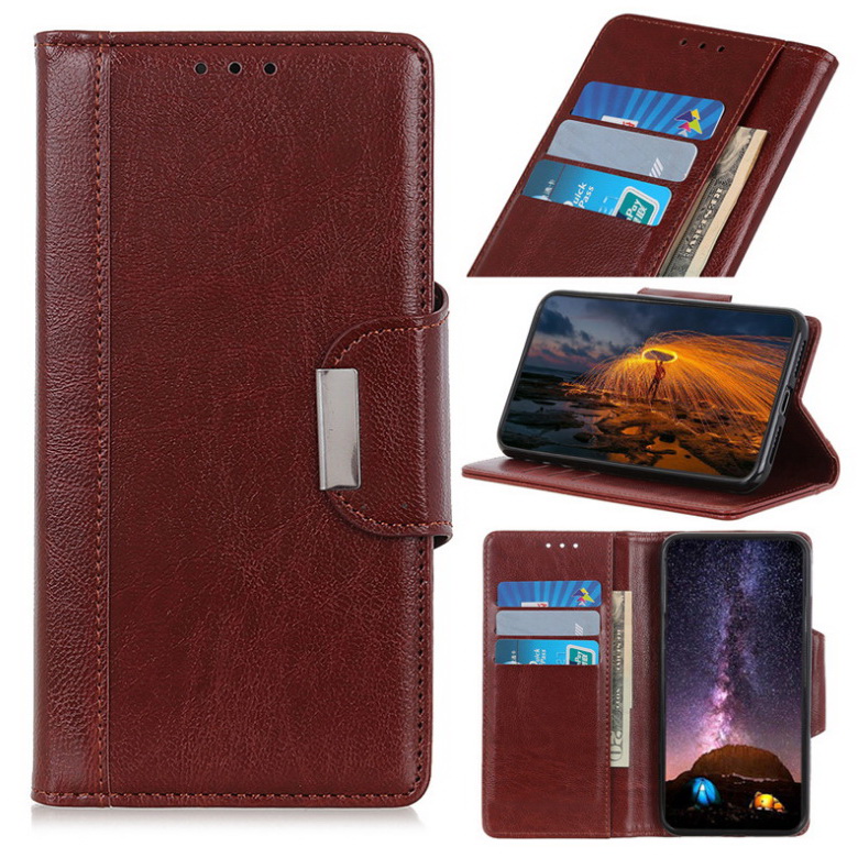 Case Samsung Galaxy S20+ #เคสฝาพับหนัง PU แบบกระเป๋าสตางค์ Glossy PU Leather Wallet