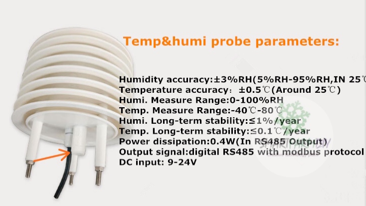 Temp & humi probe Sensor