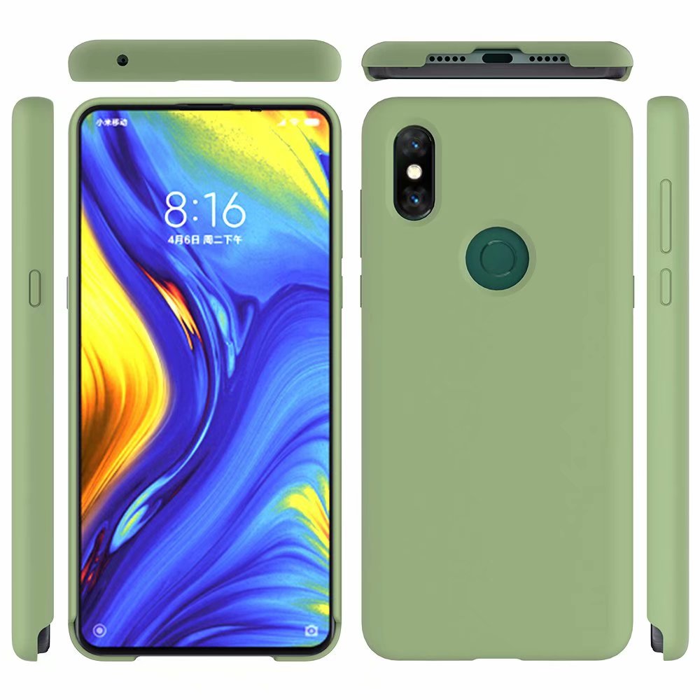 Case Xiaomi Mi Mix 3 #เคสฝาหลังซิลิโคนนิ่มคุณภาพดี Liquid Silicone Back Case