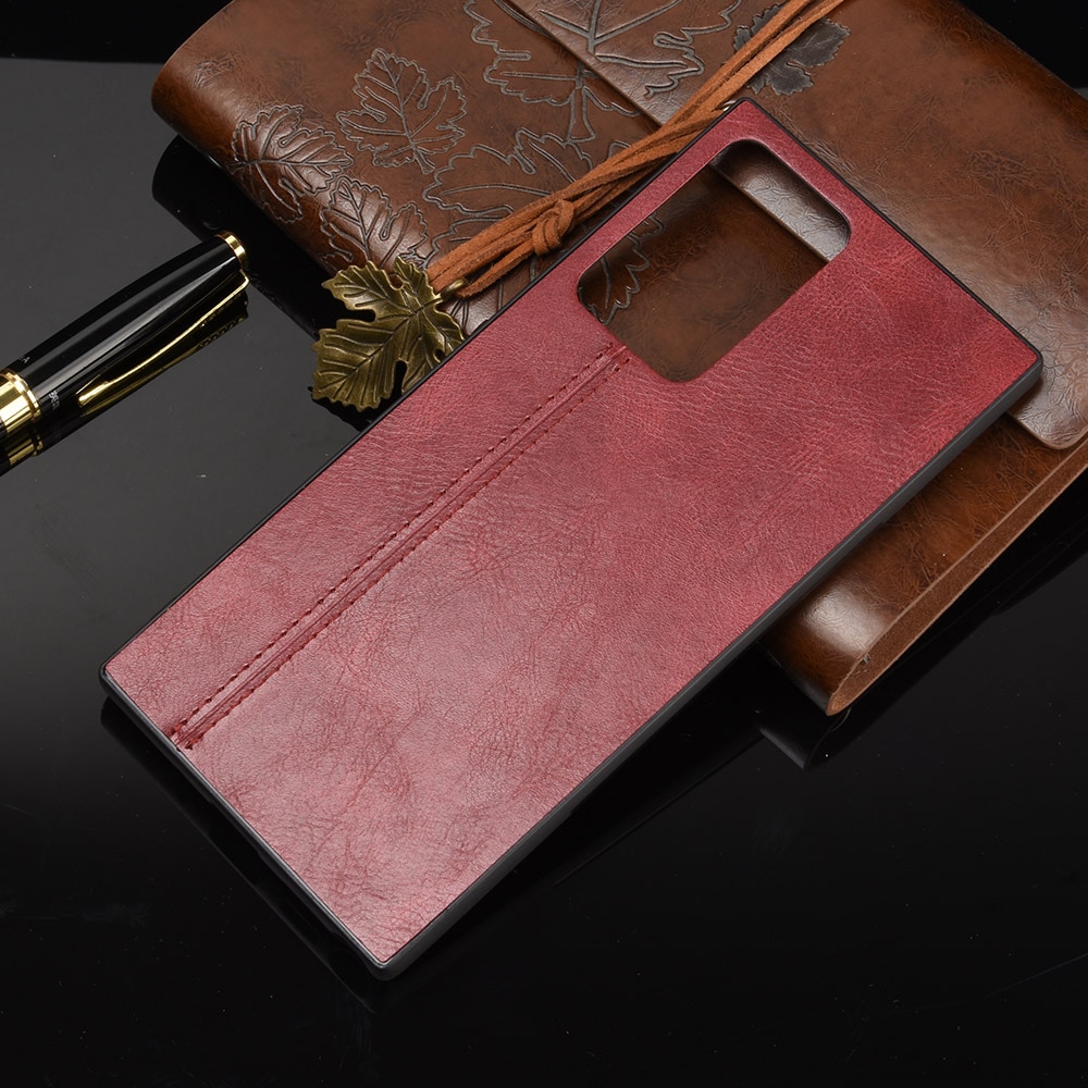 Case Samsung Galaxy Note 20 Ultra / Note 20 Ultra 5G #เคสฝาหลังเคลือบหนัง PU