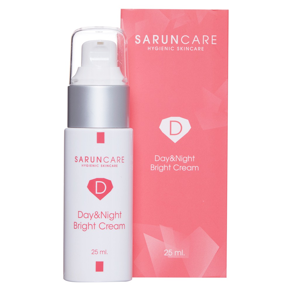 [แพ็คคู่] SARUNCARE Day & Night Bright Cream 25ml ครีมบำรุงผิว