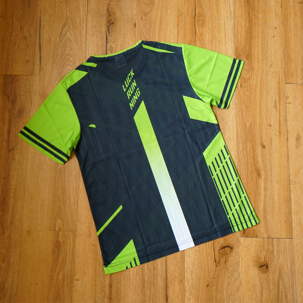 เสื้อวิ่งแขนสั้น แขนกุด เสื้อกล้าม (ชญ) ผ้า AirFlow ของแท้ มีรูระบายอากาศทั้งตัว น้ำหนักเบา ใส่สบายและไม่อมเหงื่อ (S21)