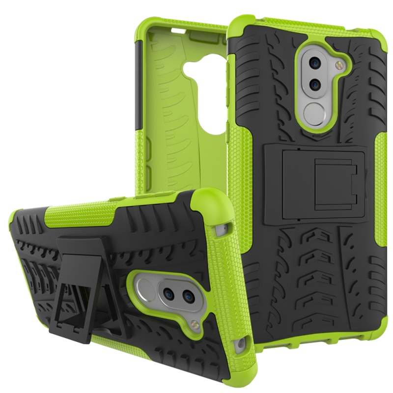 เคส Huawei GR5(2017) #เคสฝาหลัง Cool Tyre Pattern Kickstand
