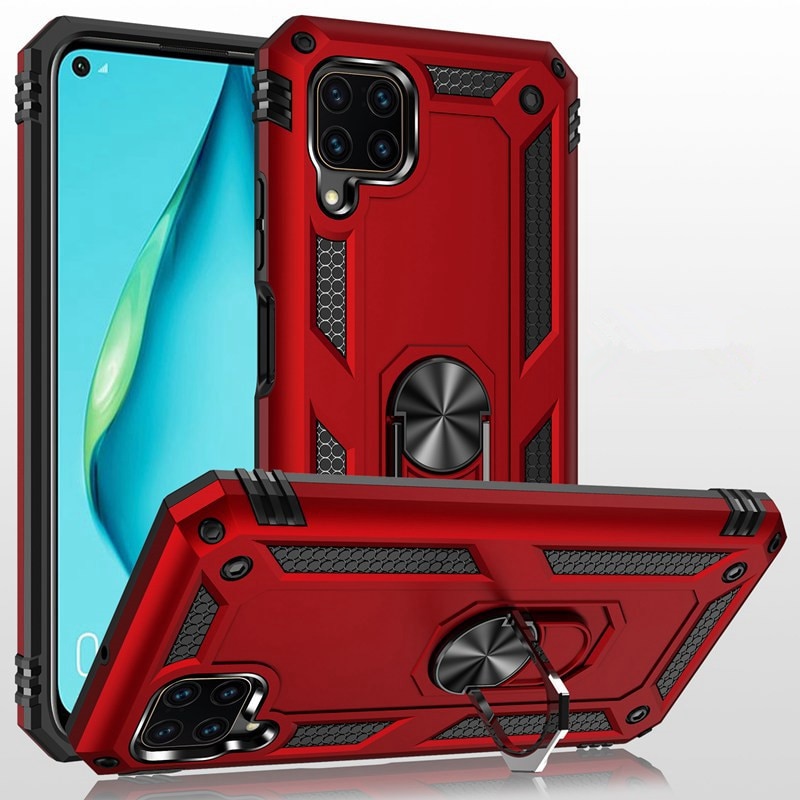 Case Samsung Galaxy M53 5G #เคสฝาหลัง Hybrid TPU+PC มีแหวนสวมนิ้ว