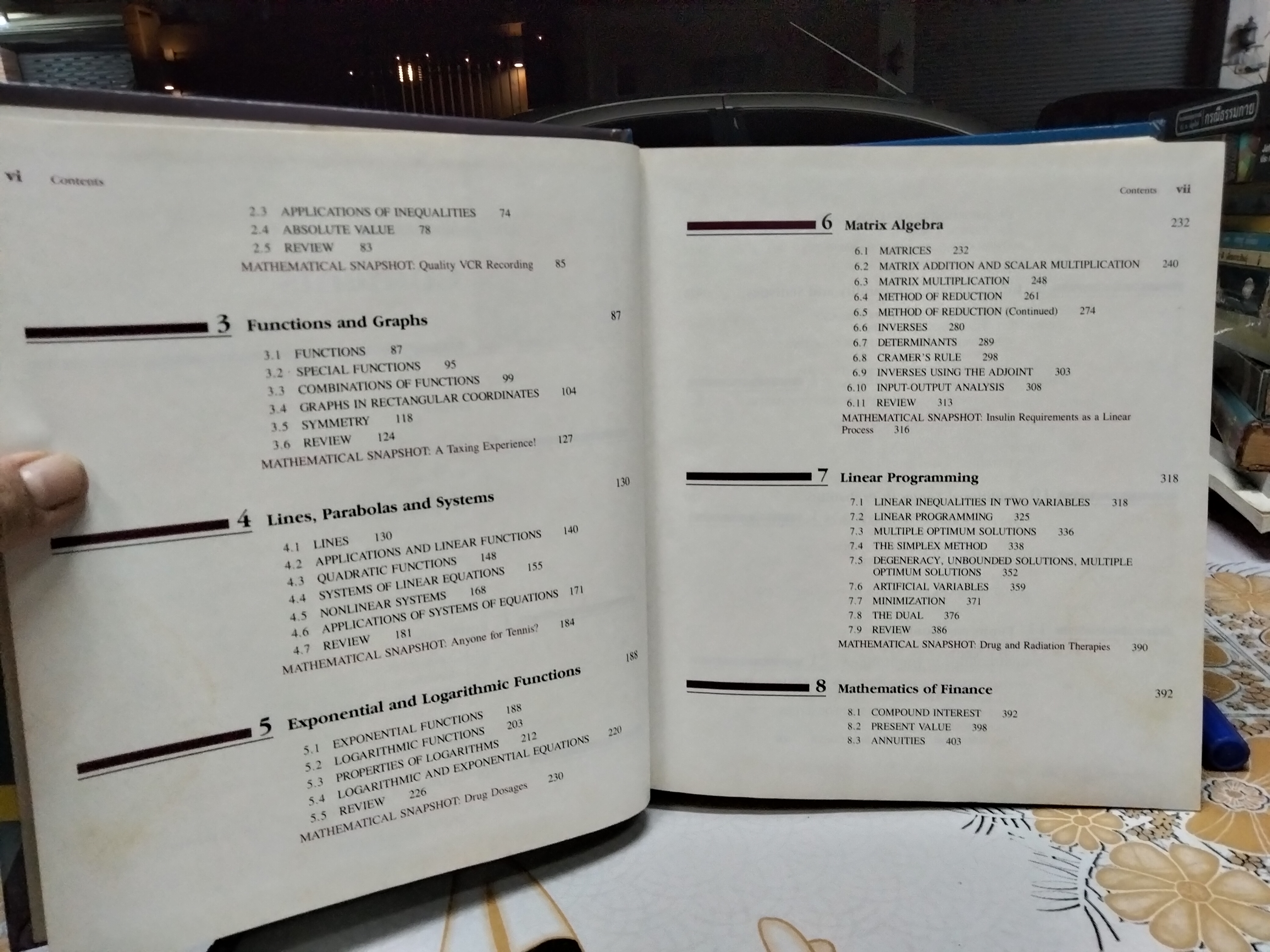 Introductory Mathematical Analysis for Business, Economics, and the Life and Social Sciences (7th edition) **สินค้าหมด**