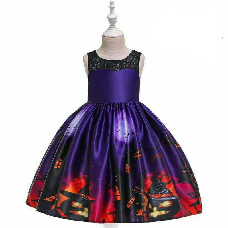 ชุดกระโปรงเด็ก ฮาโลวีน