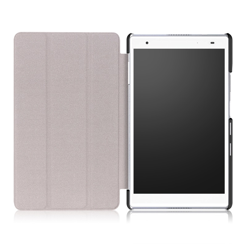 Case Lenovo Tab 4 8 Plus #เคสฝาพับ 3 พับสมาร์ทTri-fold Stand Case พิมพ์ลายสวยๆ